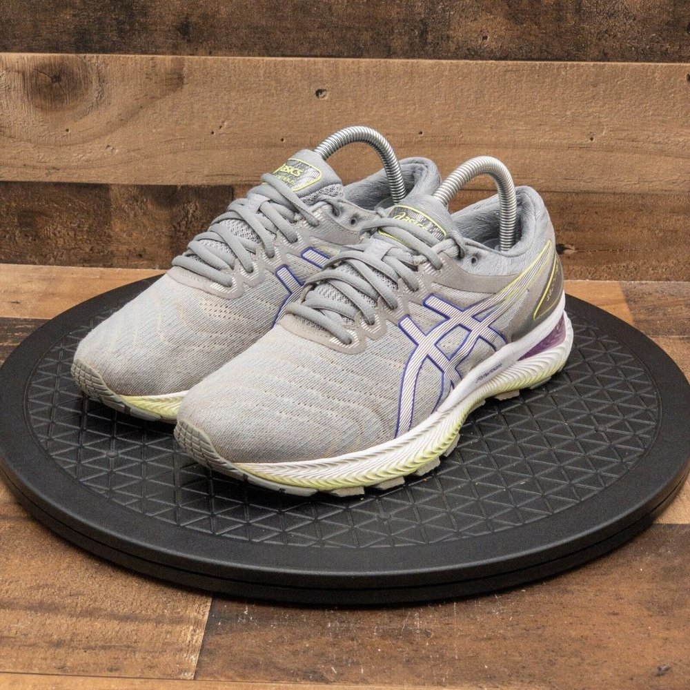 ASICS GEL NIMBUS 22 WOMENS ATHLETIC SHOES RUNNING WALKING TRAINING GREY SIZE 8.5